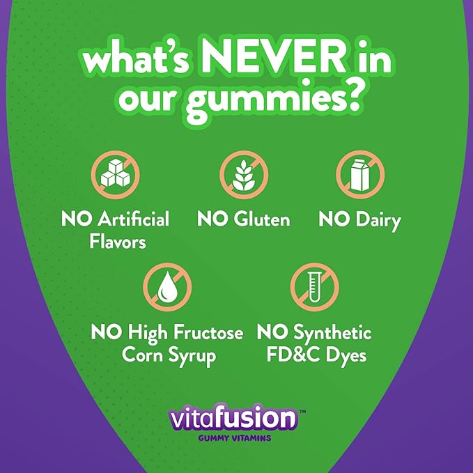 Vitafusion Elderberry Gummy Vitamins, 90ct Elderberry Gummy Vitamins, Chewables, 90 Count (Pack of 2)