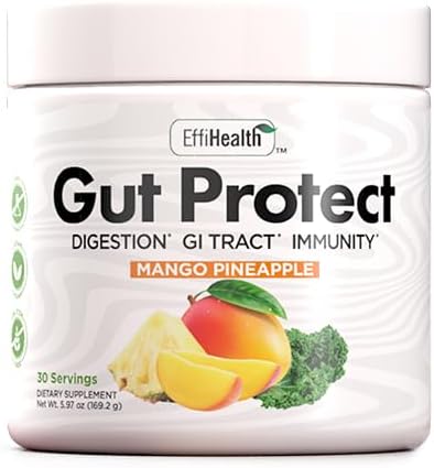 Greens Superfood Powder with Probiotics & Prebiotics – Super Greens Powder, Smoothie & Juice Mix Powder - Digestive Health, Immune Health & Regularity Support – Mango, Pineapple