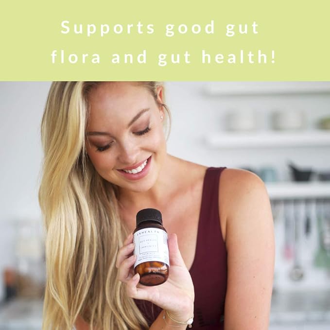 JSHealth Vitamins Gut Health and Immunity Formula | Probiotics for Women and Men | Shelf Stable Probiotic Supplement for Digestive Health and Immune Support (60)
