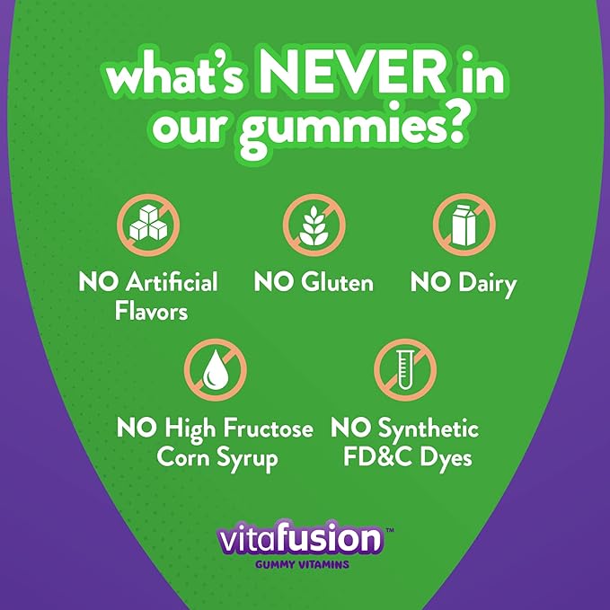 Vitafusion Elderberry Gummy Vitamins, 90ct Elderberry Gummy Vitamins, Chewables, 90 Count