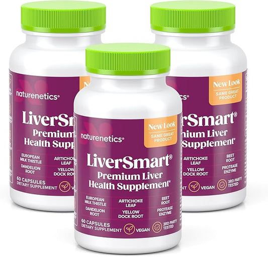 Liver Cleanse & Repair Formula with European Milk Thistle - Silymarin, Artichoke, Dandelion Root, Yellow Dock Root, Beet - Liver Support, Liver Health, Liver Supplement, Liver Renew, Liver Aid 3