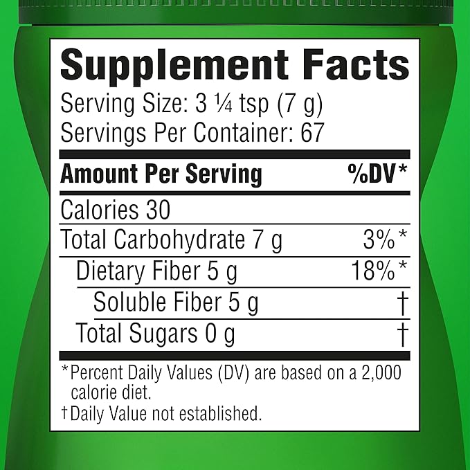 Benefiber Healthy Shape Prebiotic Fiber Supplement Powder for Digestive Health, Daily Fiber Powder - 67 Servings (17.6 Ounces)