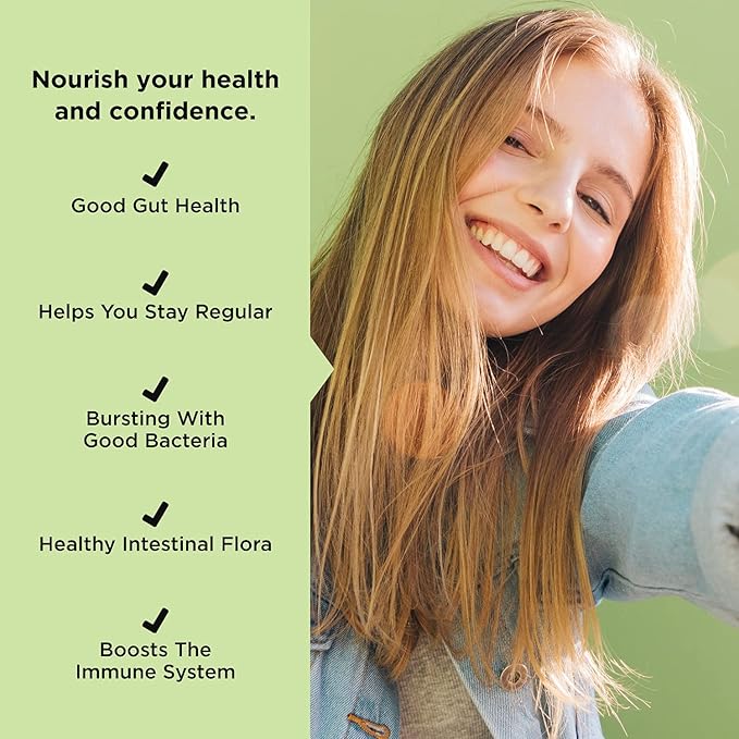 JSHealth Vitamins Gut Health and Immunity Formula | Probiotics for Women and Men | Shelf Stable Probiotic Supplement for Digestive Health and Immune Support (60)