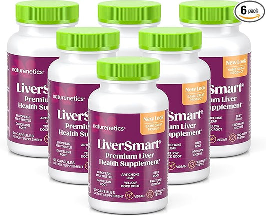 Liver Cleanse & Repair Formula with European Milk Thistle - Silymarin, Artichoke, Dandelion Root, Yellow Dock Root, Beet - Liver Support, Liver Health, Liver Supplement, Liver Renew, Liver Aid 6