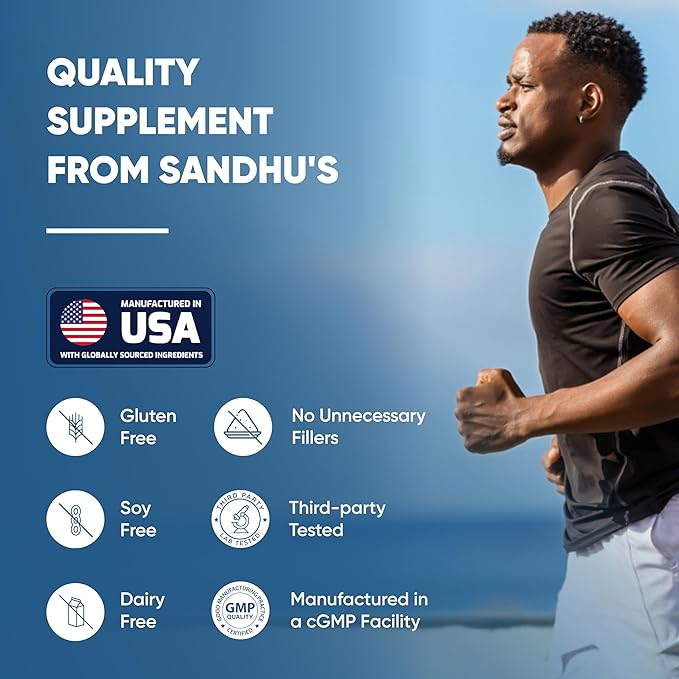 Sandhu's Zinc Supplement with Ionophores| Quercetin & Green Tea Extract for Superior Absorption and High Potency| 900mg Vegetarian Capsules 60 Days Supply| Immune Support for Men & Women| Made in USA